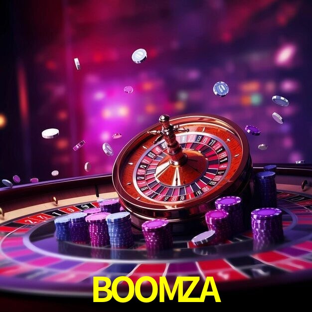 BOOMZA Casino - juegos, cajero y retiros Lobby BOOMZA Casino con mesas, rodillos, cajero y acceso móvil seguro